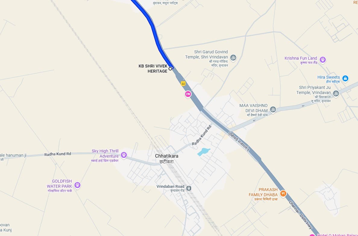 High Rise Location Map